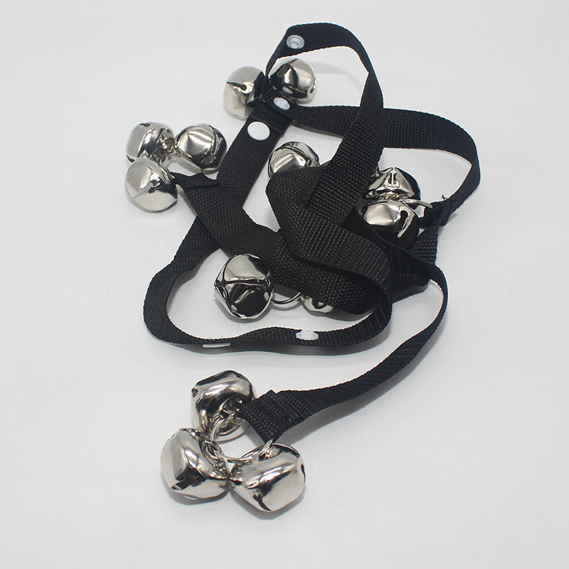 HKM-2643517 Dog Doorbell with Lanyard for Pet Training - 2.5m Cloth Leash with Bell