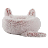HKM-2643773 Cozy Cloth Rabbit Pet Nest Dog Bed in Various Colors and Sizes