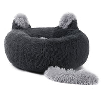 HKM-2643773 Cozy Cloth Rabbit Pet Nest Dog Bed in Various Colors and Sizes