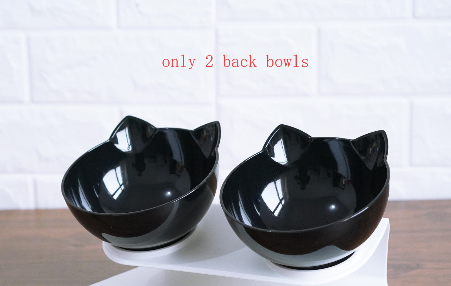 HKM-2643901 Transparent Cat Bowl with Inclined Design for Easy Eating and Comfort