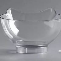 HKM-2643901 Transparent Cat Bowl with Inclined Design for Easy Eating and Comfort