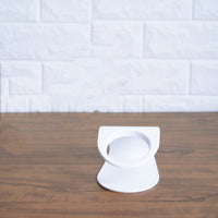 HKM-2643901 Transparent Cat Bowl with Inclined Design for Easy Eating and Comfort
