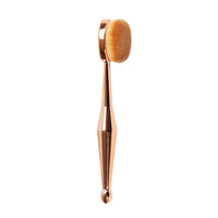 HKM-264467 Toothbrush Style Foundation Brush with Man-Made Fiber Bristles and Portable Plastic Handle