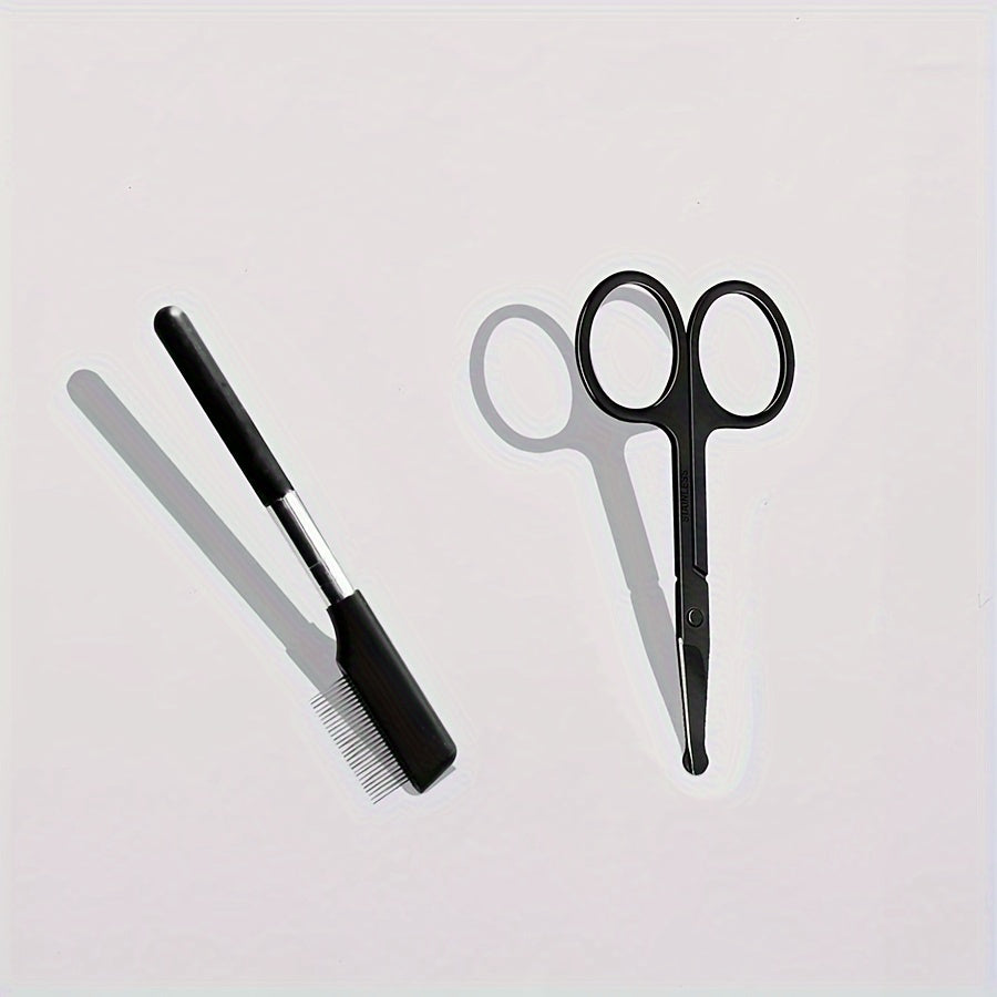 HKM-2645181 Pet-Friendly Eye Grooming Brush with Soft Tear Stain Remover and Ambidextrous Design for Dogs and Cats