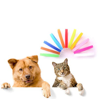 HKM-2645693 Colorful Newborn Pet ID Bands - Pack of 20 Polyester Collars in Various Sizes