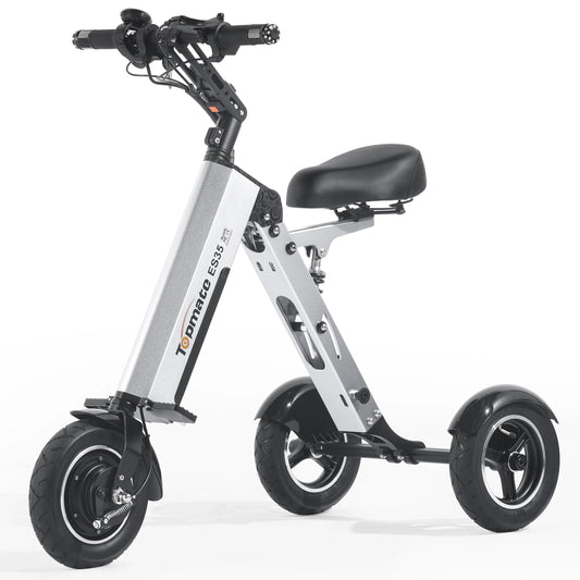 HKM-264595 Lightweight Foldable Electric Tricycle with Removable Battery and Reverse Function