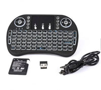 HKM-264659 Compact Wireless Keyboard with Touchpad and 2.4GHz Air Mouse Functionality