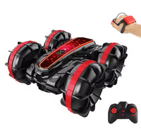 HKM-264659 Dual Control Remote Control Amphibious Stunt Car for Kids - 2.4G Gesture Sensing, 5 Channels, Indoor-Outdoor Fun