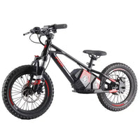 HKM-264659 Kids Electric Balance Bike with 350W Motor, 12-16 Inch Adjustable Frame, 3 Speed Options and Hydraulic Suspension