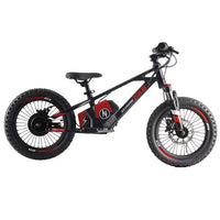 HKM-264659 Kids Electric Balance Bike with 350W Motor, 12-16 Inch Adjustable Frame, 3 Speed Options and Hydraulic Suspension