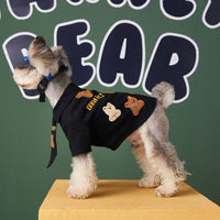 HKM-2647869 Trendy Cotton Shirt and Tie Set for Small to Medium-Sized Dogs