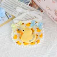 HKM-2648253 Cartoon Pet Bib Scarf for Cats and Dogs - Happy Duck, Bear, and Bunny Designs