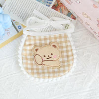 HKM-2648253 Cartoon Pet Bib Scarf for Cats and Dogs - Happy Duck, Bear, and Bunny Designs
