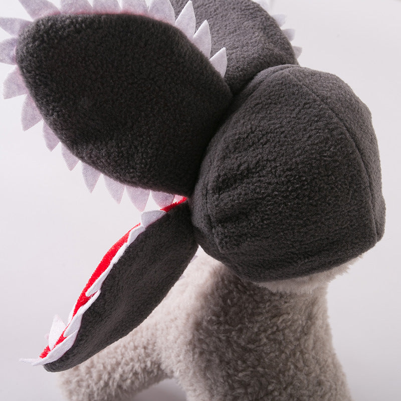 HKM-2648509 Cannibal Flower Fun Polyester Headgear for Cats in Multiple Sizes