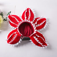 HKM-2648509 Cannibal Flower Fun Polyester Headgear for Cats in Multiple Sizes