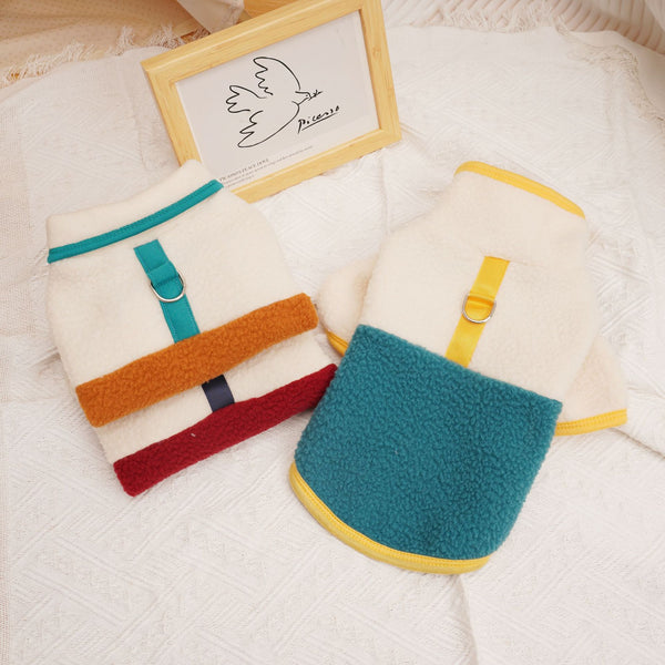 HKM-2648765 Cozy Berber Fleece Pet Sweatshirt for Autumn and Winter - Multiple Colors and Sizes Available