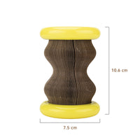 HKM-2649661 Corrugated Cat Scratching Wheel and Toy, Multi-functional TPR + ABS + Paper Board for Claw Grinding and Play
