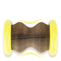 HKM-2649661 Corrugated Cat Scratching Wheel and Toy, Multi-functional TPR + ABS + Paper Board for Claw Grinding and Play