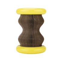 HKM-2649661 Corrugated Cat Scratching Wheel and Toy, Multi-functional TPR + ABS + Paper Board for Claw Grinding and Play