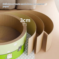 HKM-2650941 Super Large Round and Oval Deep Cat Scratch Board Replacement Refills in Various Sizes