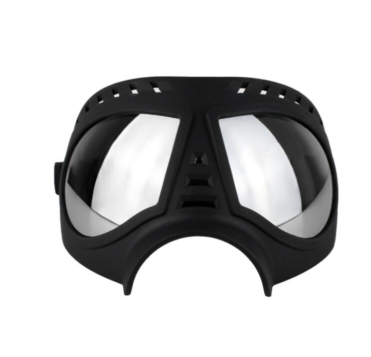 HKM-2651069 Dog Goggles for Medium and Large Dogs - Black and White Protective Sunglasses