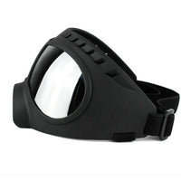 HKM-2651069 Dog Goggles for Medium and Large Dogs - Black and White Protective Sunglasses