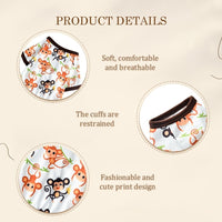 HKM-2651837 Cute Monkey Print Casual Pet Clothing for Dogs and Cats - Multiple Sizes Available
