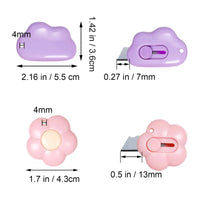 HKM-265363 Compact Retractable Utility Knife for Paper and DIY Crafts - Mini Slide Design
