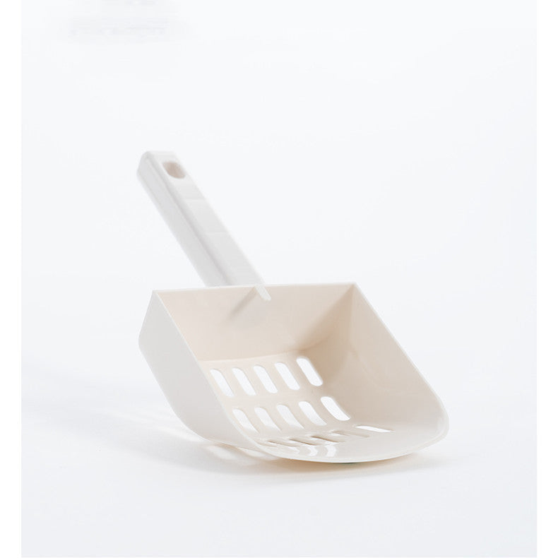 HKM-2655037 Sleek White Cat Litter Scoop Kit for Effortless Cleanup