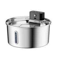 HKM-2655293 Automatic Stainless Steel Pet Water Fountain with 3.2L Capacity and Induction Sensor
