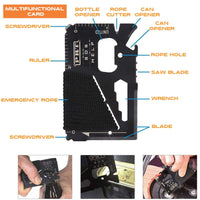 HKM-265619 10-in-1 Outdoor Survival Tool Set with First Aid Kit and Emergency Gear