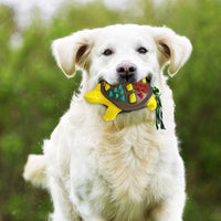 HKM-2656701 Natural Rubber Dog Toothbrush Chew Toy for Dental Care and Interactive Play