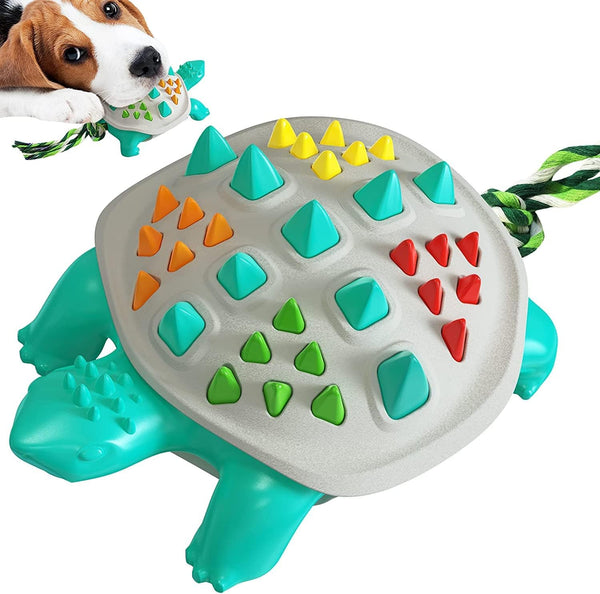 HKM-2656701 Natural Rubber Dog Toothbrush Chew Toy for Dental Care and Interactive Play