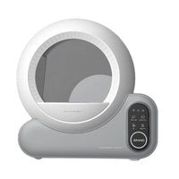 HKM-265683 Smart Automatic Self-Cleaning Cat Litter Box with Odor Control and Monitoring, 65L Capacity