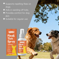 HKM-2657085 Natural Flea and Tick Prevention Spray for Dogs with Essential Oils
