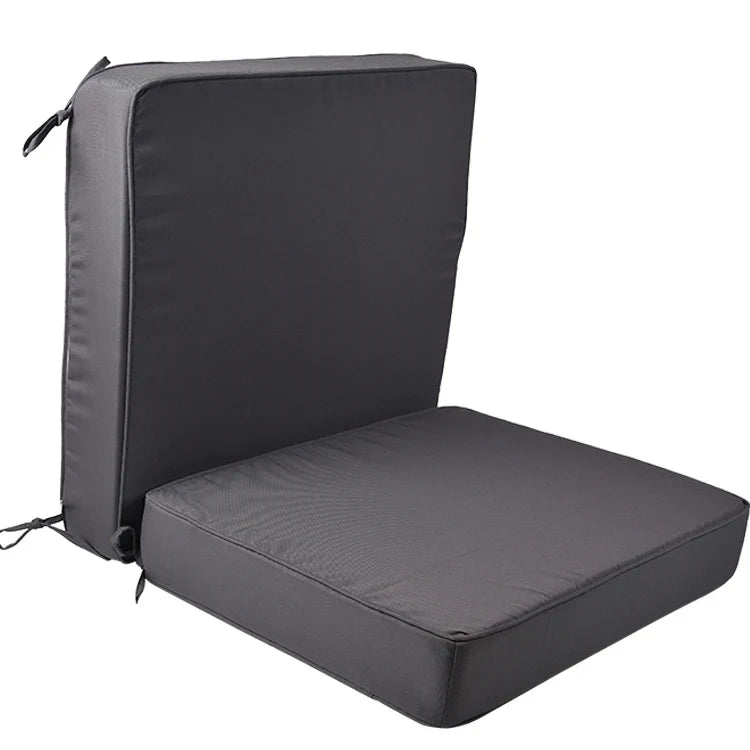 HKM-265747 Thick Waterproof Reclining Chair Cushion for Outdoor Use