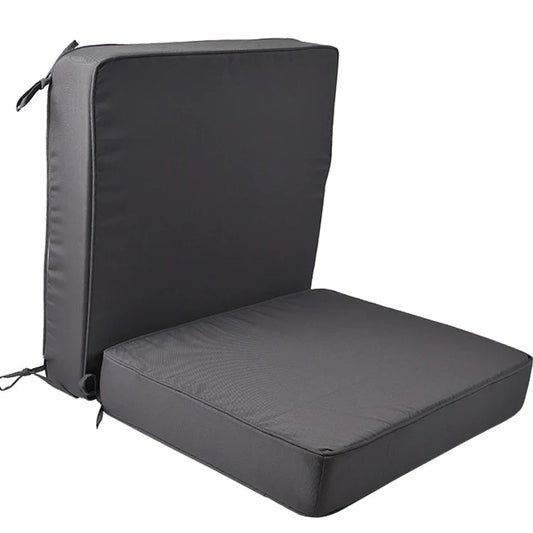 HKM-265747 Thick Waterproof Reclining Chair Cushion for Outdoor Use
