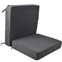 HKM-265747 Thick Waterproof Reclining Chair Cushion for Outdoor Use