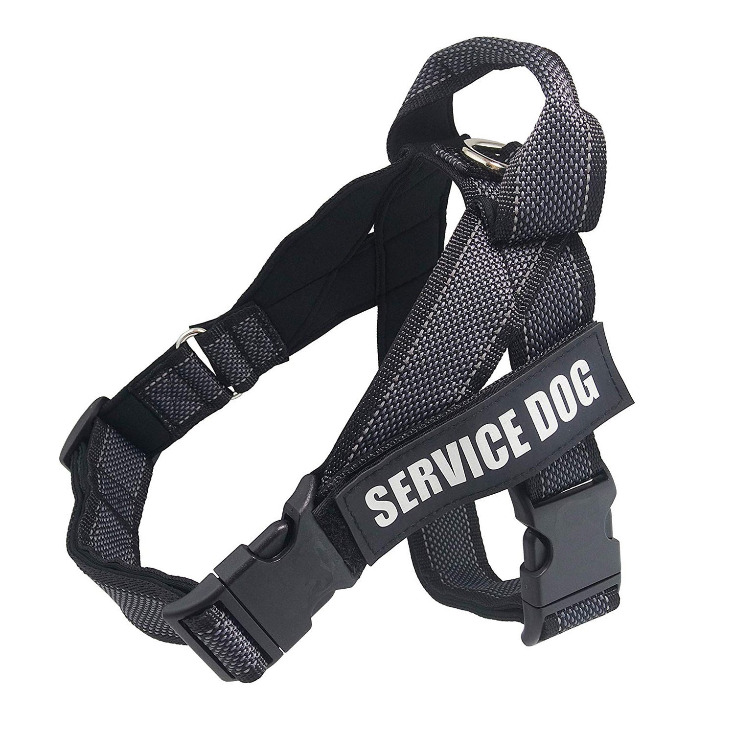 HKM-2658493 Adjustable Nylon Dog Car Safety Chest and Back Strap - Various Sizes Available