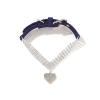 HKM-2659005 Fashion Simple Solid Color Collar and Leash for Dogs and Cats - Available in Green, Blue, Purple, Pink