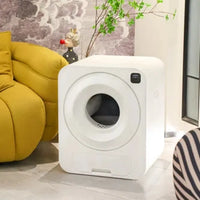 HKM-266003 Intelligent Fully Enclosed Automatic Cat Litter Box with Smart Features