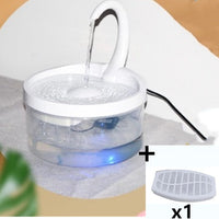HKM-2661053 Swan Neck Automatic Pet Drinking Fountain with 2L Capacity and High-Efficiency Filtration System