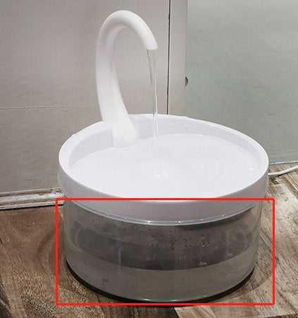 HKM-2661053 Swan Neck Automatic Pet Drinking Fountain with 2L Capacity and High-Efficiency Filtration System