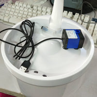 HKM-2661053 Swan Neck Automatic Pet Drinking Fountain with 2L Capacity and High-Efficiency Filtration System