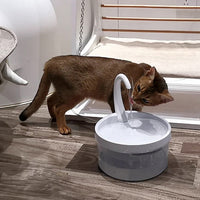 HKM-2661053 Swan Neck Automatic Pet Drinking Fountain with 2L Capacity and High-Efficiency Filtration System