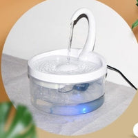 HKM-2661053 Swan Neck Automatic Pet Drinking Fountain with 2L Capacity and High-Efficiency Filtration System