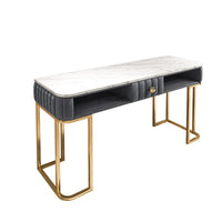 HKM-266259 Modern Multi-Function Nail Manicure Table and Chair Set for Beauty Salons