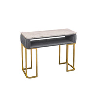 HKM-266259 Modern Multi-Function Nail Manicure Table and Chair Set for Beauty Salons