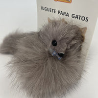 HKM-2664637 Real Hair Fox Cat Toy for Interactive Playtime and Enrichment