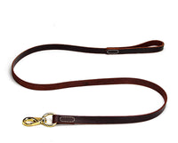 HKM-2664765 Durable Cowhide Dog Leash for Medium to Large Breeds, Ideal for Golden Retrievers, Labradors, Corgis, and Huskies